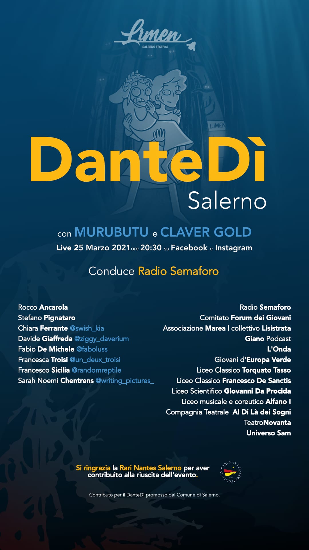 Limen Salerno celebra il Dantedì