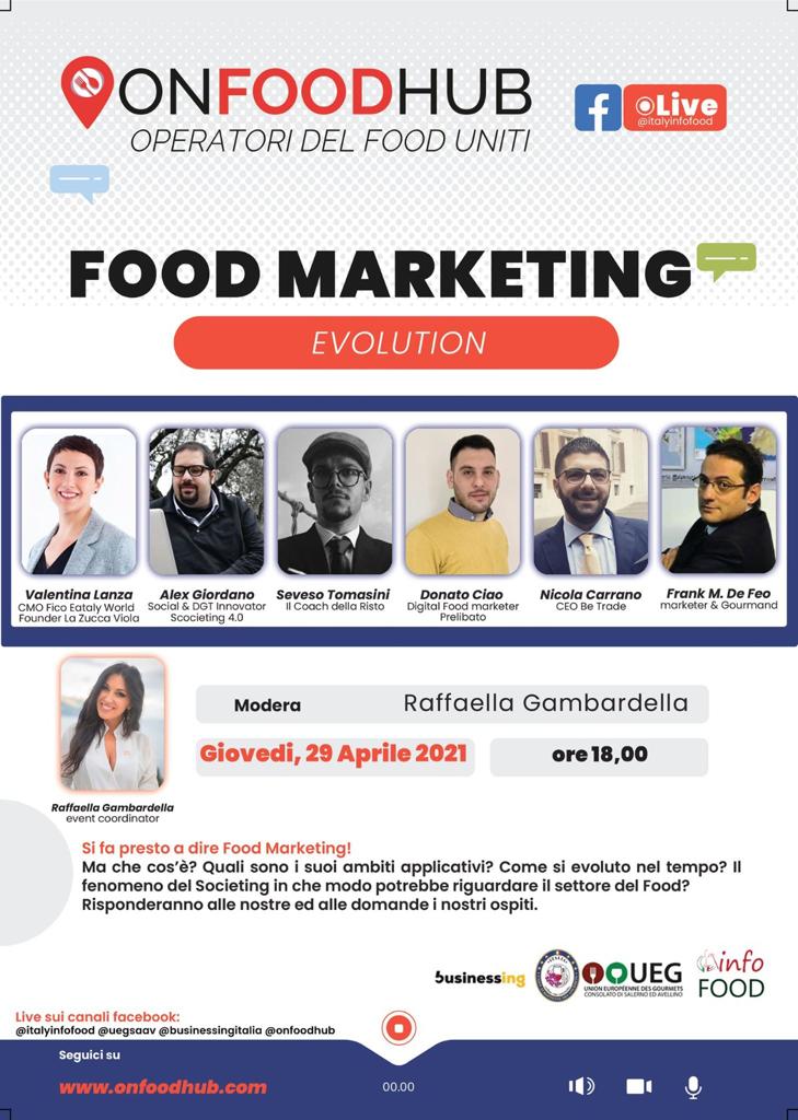 “Food Marketing Evolution”, il primo webinar sul Food Marketing