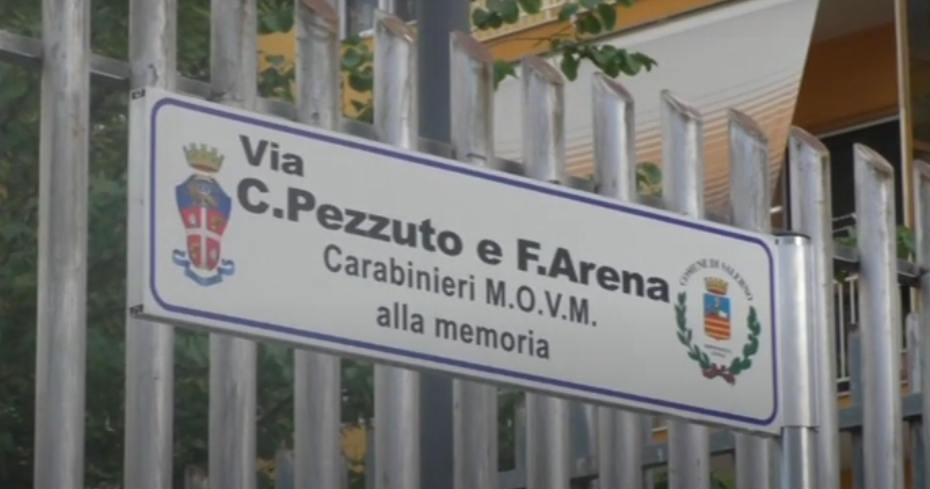 Intitolata strada alla memoria dei carabinieri Pezzuto e Arena