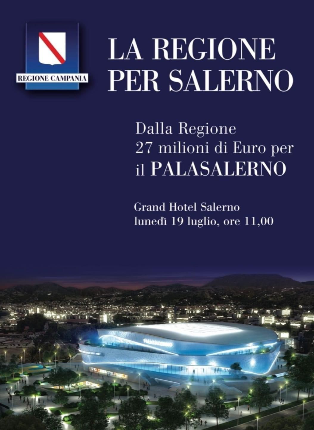 Palasport Salerno, lunedì la presentazione del progetto