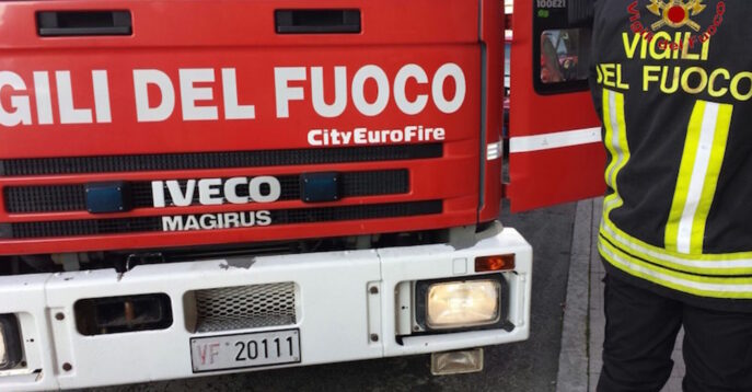 Maltempo in provincia: incendio a Pellare, scontro tra auto a Castiglione