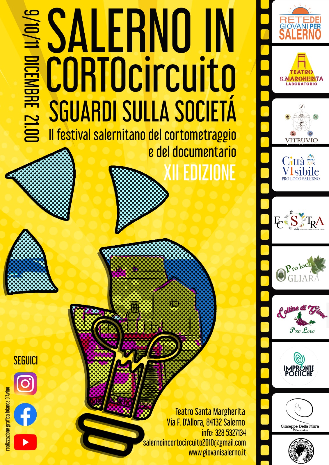 Salerno in CORTOcircuito: domani la presentazione della XII edizione