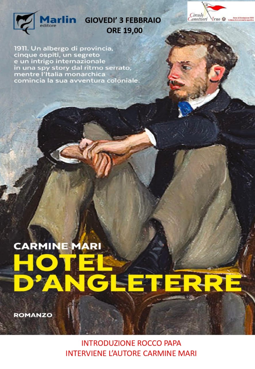 3 febbraio, a Salerno si presenta “Hotel d’Angleterre”
