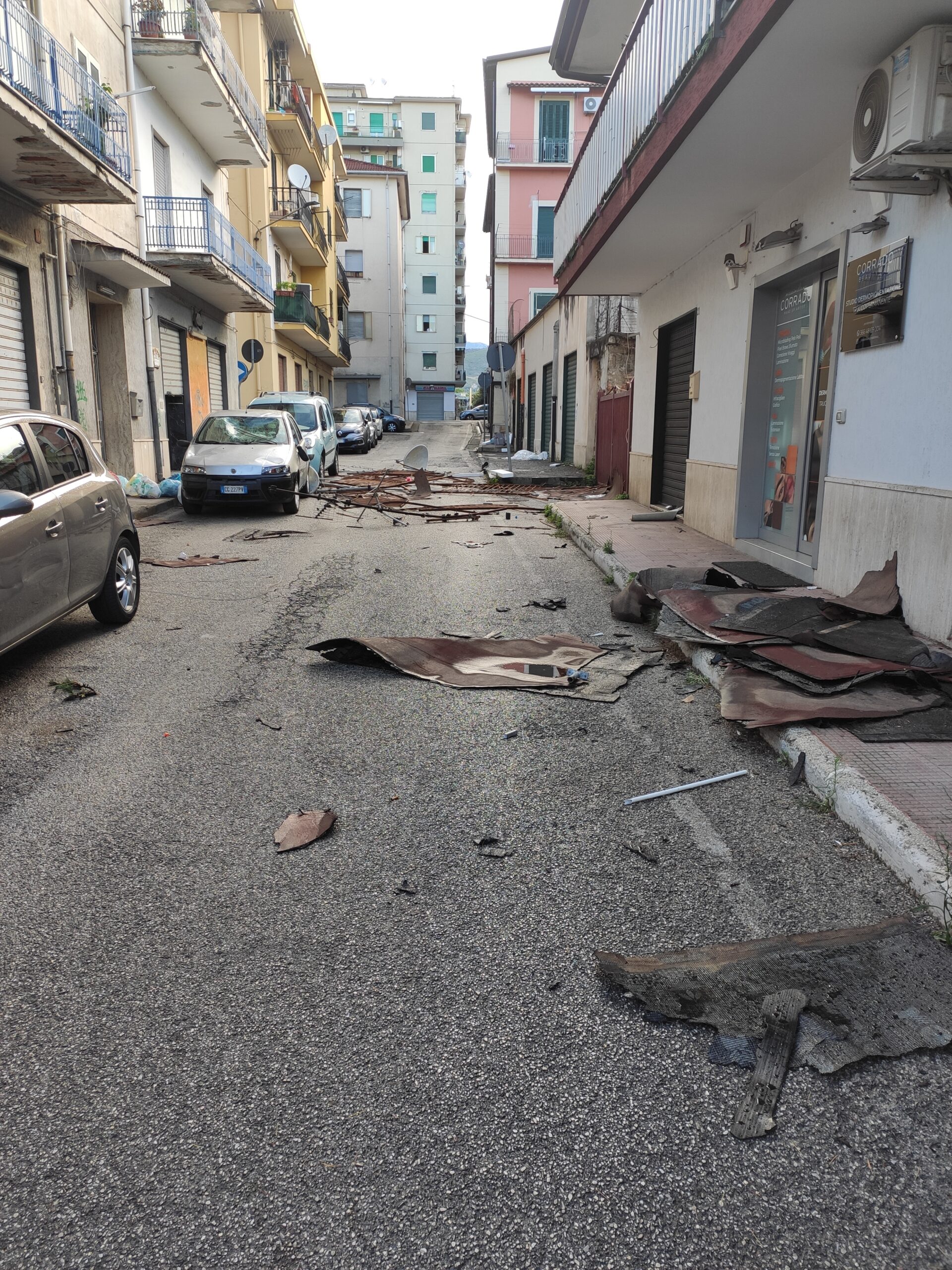 Maltempo si abbatte su Pontecagnano: danni in centro e in litoranea