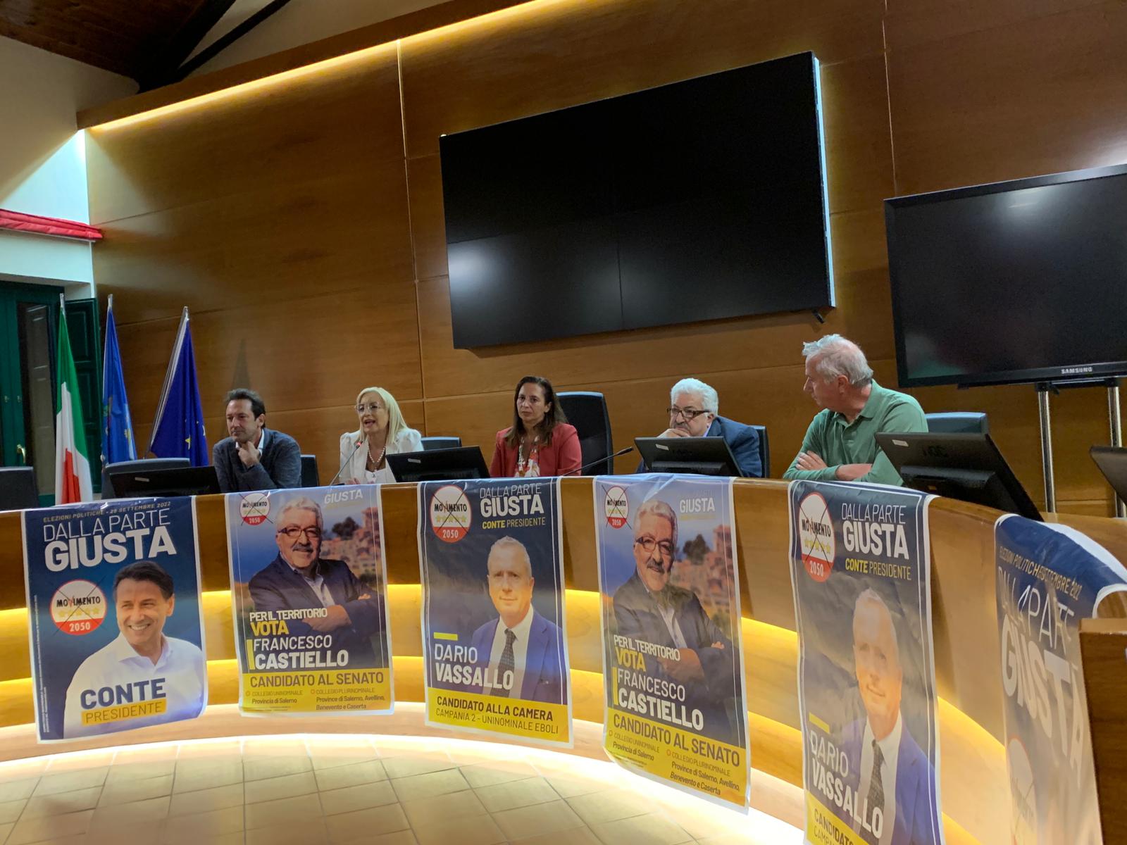 M5S, I candidati Castiello – Vassallo: “E’ il momento della rinascita e il momento della svolta”