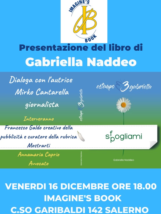 Gabriella  Naddeo presenta Estempo3Gabriella all’Imagines Book