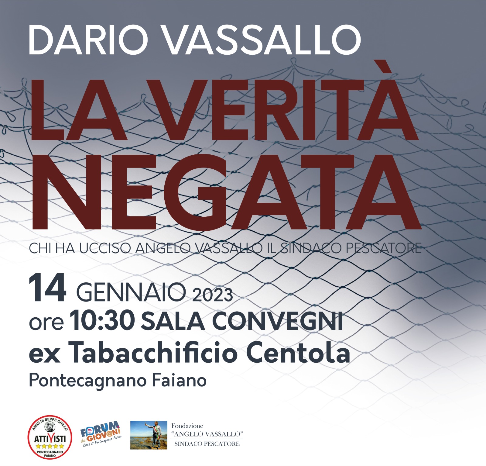 “La verità negata” di Dario Vassallo approda sabato a Pontecagnano