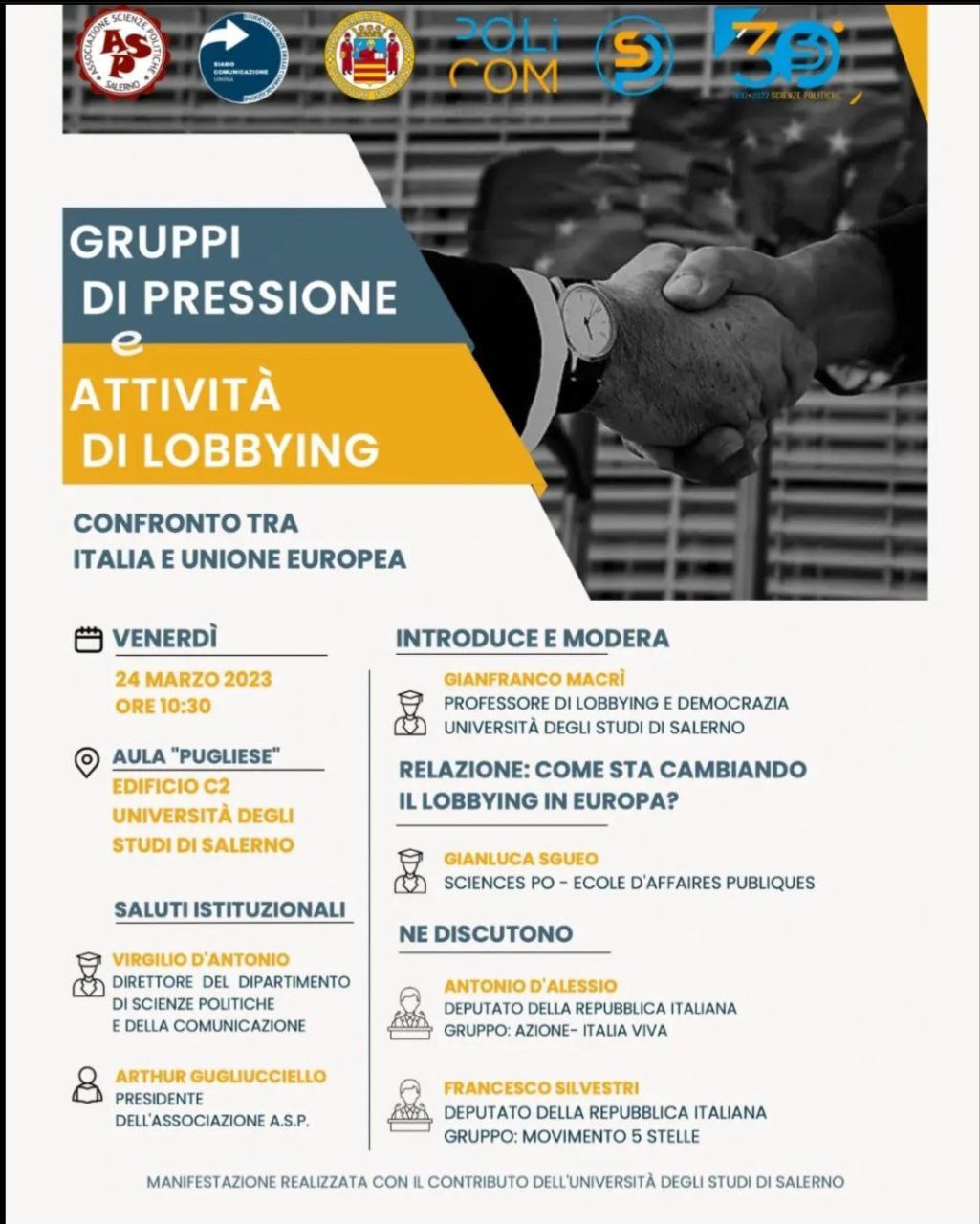 Gruppi di pressione e attività di lobbying: confronto tra Italia e Unione Europea