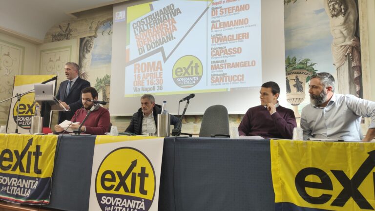 Prima assemblea nazionale Exit – Sovranità per l’Italia: Salerno presente!