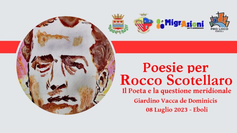 Eboli: “Poesie per Rocco Scotellaro – Il Poeta e la questione meridionale”