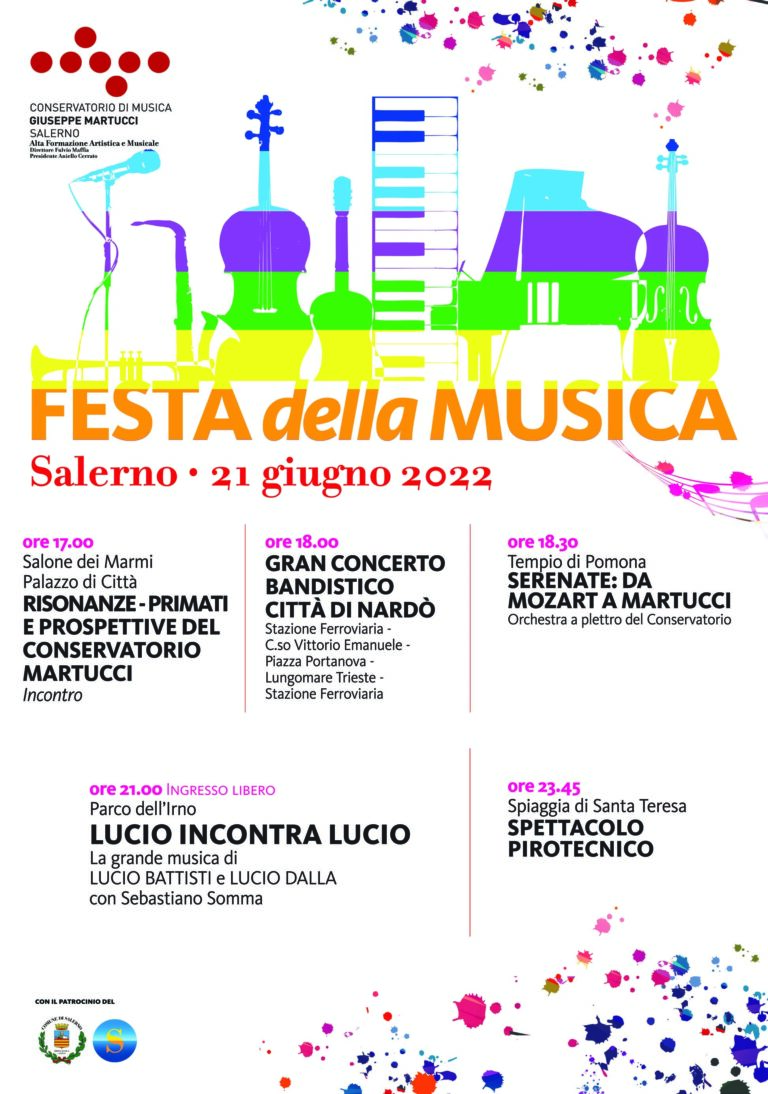 Salerno: il conservatorio “G. Martucci” celebra la festa della musica