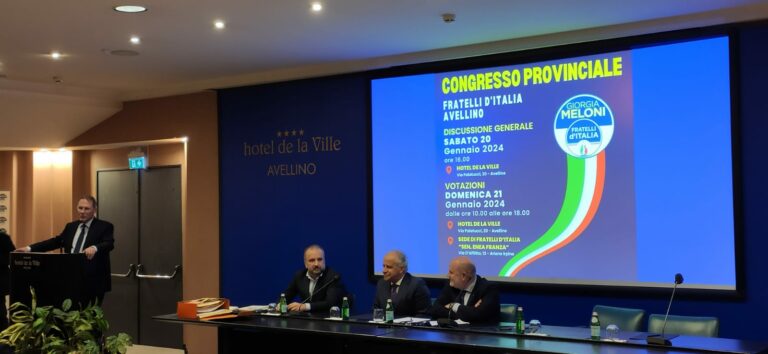 Al via il Congresso di Fratelli d’Italia ad Avellino