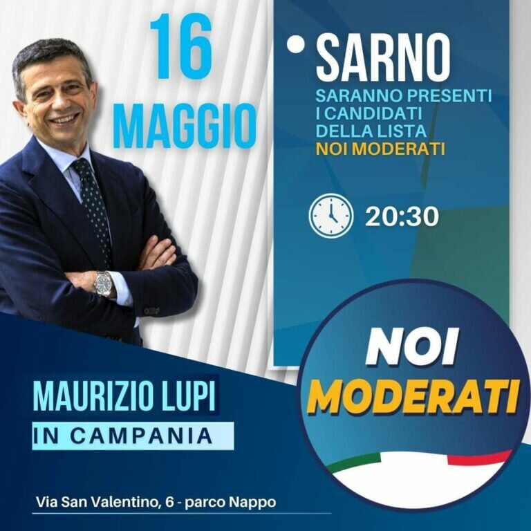Il 16 maggio Maurizio Lupi in Campania